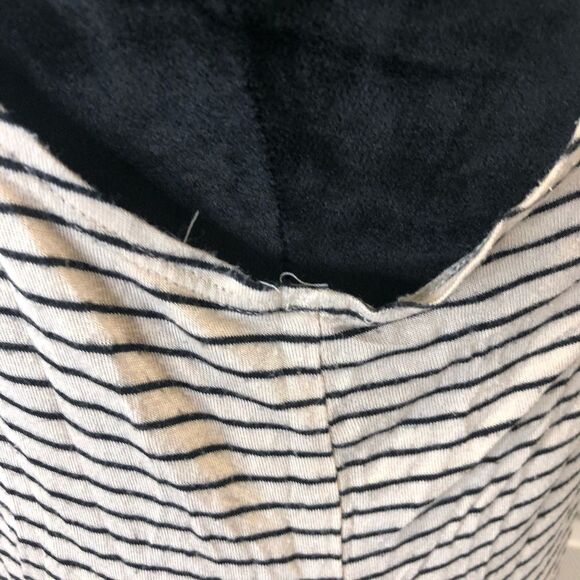 Cream and black striped tank dress size x large - Picture 5 of 8